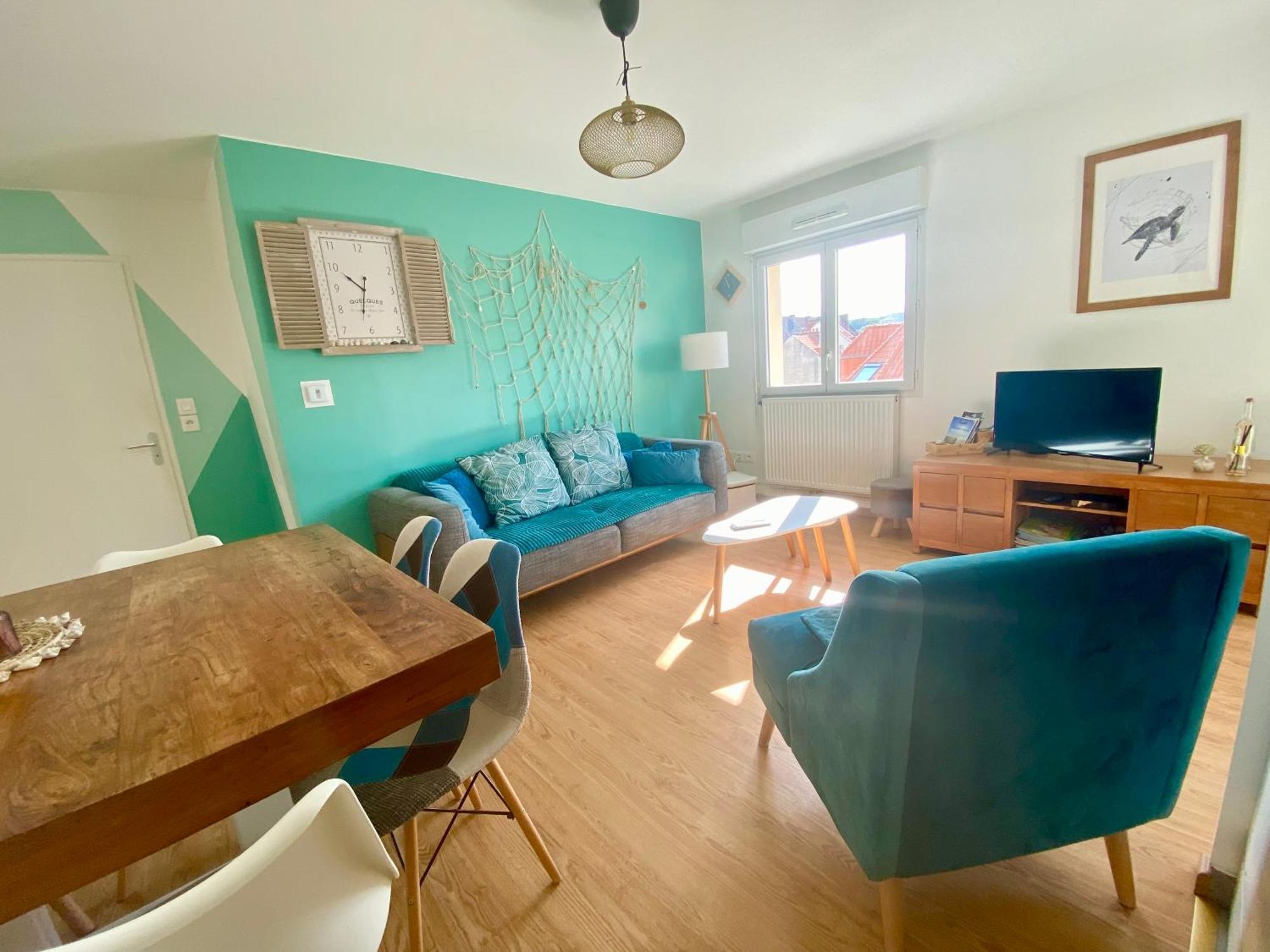 Fl'Heurt De Mer Appartement Au Pied De La Plage, Vue Mer เลอปอร์เตล ภายนอก รูปภาพ
